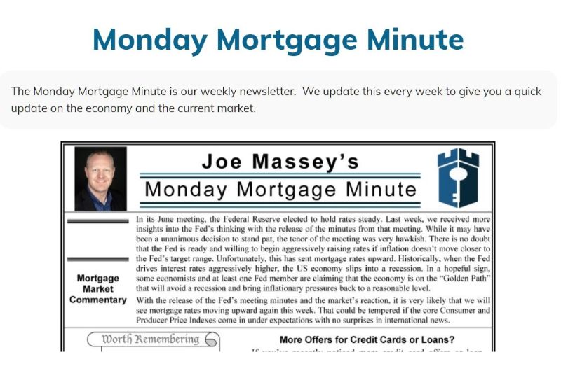 Monday Mortgage Minute